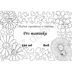 Dárková etiketa pro maminku.  www.bazdobroty.cz