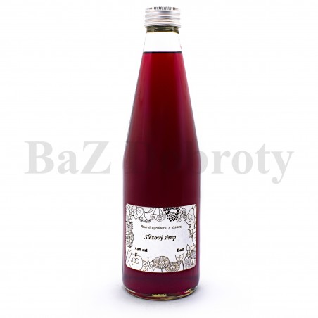 Slézový sirup pro domácí limonády nebo teplé nápoje. www.BAZDOBROTY.cz