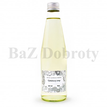 Tymiánový sirup pro domácí limonády nebo teplé nápoje. www.BAZDOBROTY.cz