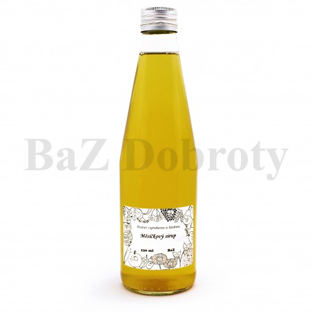 Měsíčkový sirup pro domácí limonády nebo teplé nápoje. www.BAZDOBROTY.cz